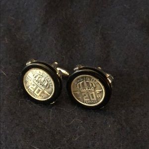 Coin cuff links